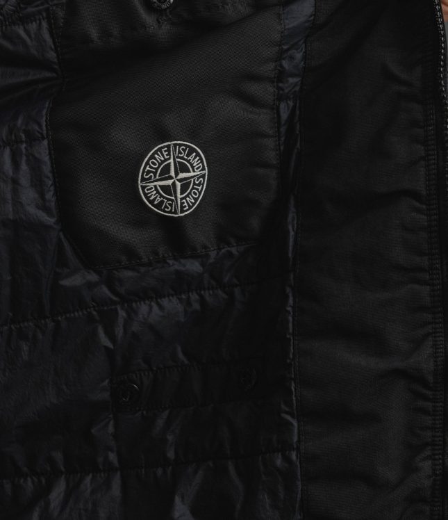 Чоловіча куртка STONE ISLAND GARMENT DYED CRINKLE REPS NY 154100110-S0A23 V0029, колір чорний | Ціна 47999 грн, фото 9