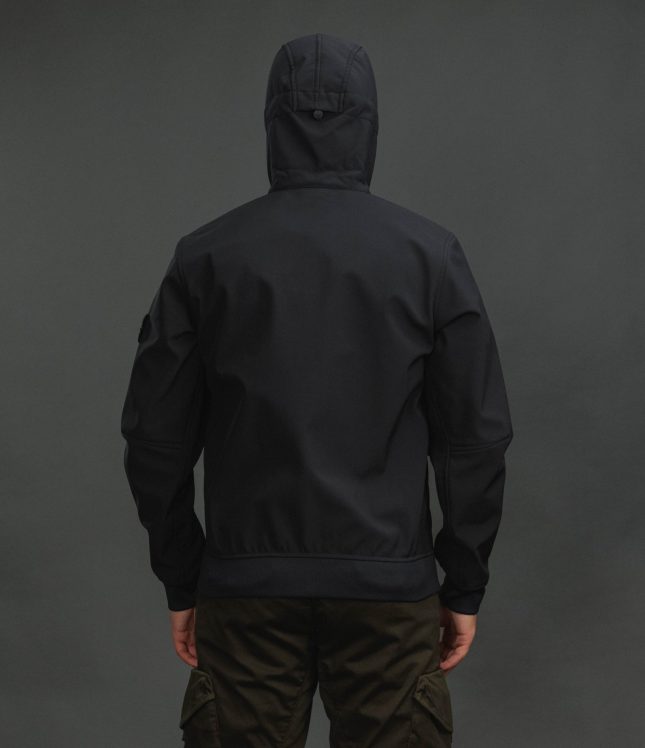 Чоловіча куртка STONE ISLAND SOFT SHELL-R e.dye® TECHNOLOGY 15Q100004-S0B22 V0029, колір чорний | Ціна 36999 грн, фото 7