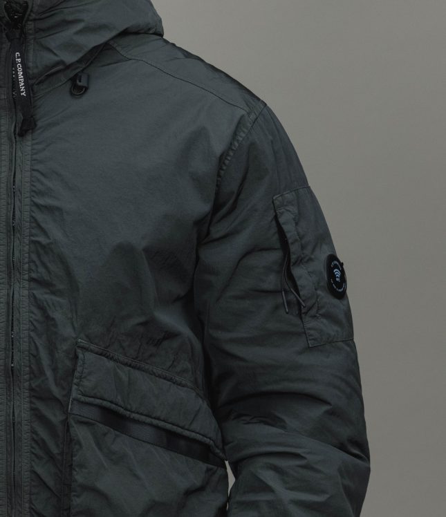 Чоловіча куртка C.P. COMPANY HEAVY CHROME GOGGLE JACKET CMOW034A 110535G COL:985, колір сірий | Ціна 36999 грн, фото 4