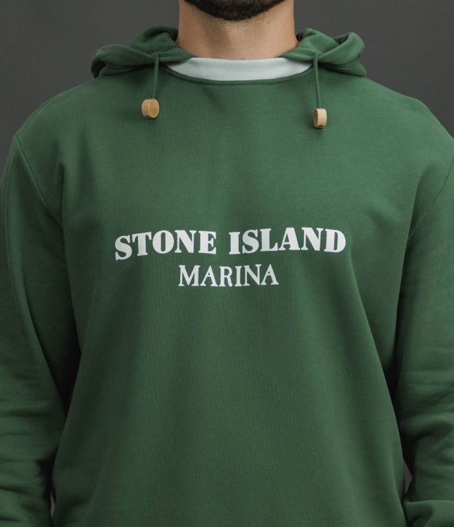 Чоловіче худі STONE ISLAND 156100054-S0X31 V005l, колір зелений | Ціна 23999 грн, фото 4