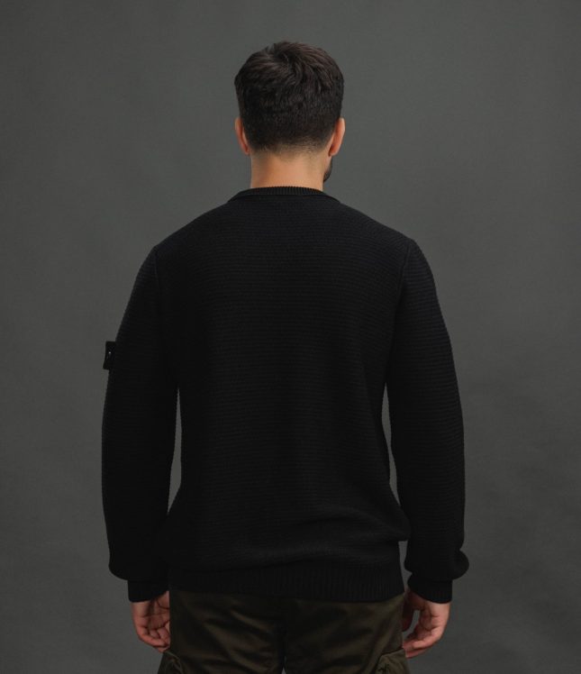 Чоловічий светр STONE ISLAND 155100032-S00FA V0029, колір чорний | Ціна 30999 грн, фото 6