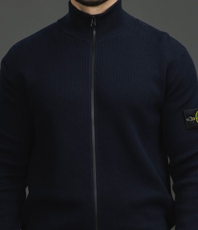 Чоловічий светр STONE ISLAND 155100126-S00D8 V0020, колір синій | Ціна 25999 грн, фото 3