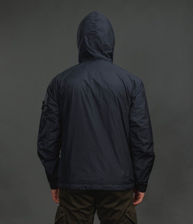 Чоловіча куртка STONE ISLAND GARMENT DYED CRINKLE REPS NY 154100001-S0A23 V0020, колір синій | Ціна 35999 грн, фото 7