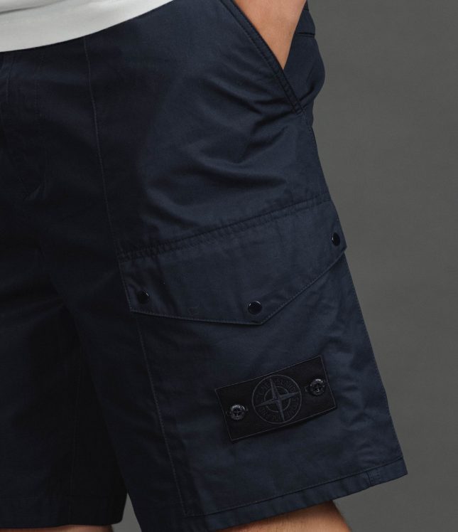 Чоловічі шорти STONE ISLAND 15L100004-S0F01 V0020, колір синій | Ціна 23999 грн, фото 4