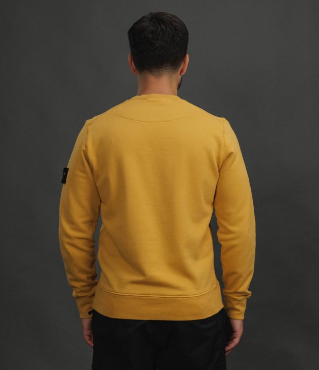 Чоловічий світшот STONE ISLAND 156100060-S0051 V0034, колір жовтий | Ціна 15499 грн, фото 6