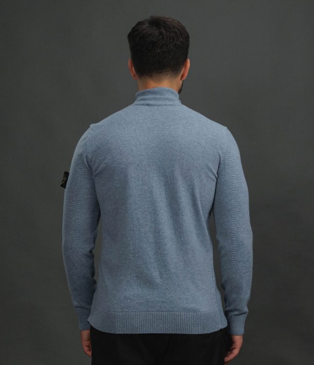 Чоловічий светр STONE ISLAND 155100012-S00B4 V0024, колір блакитний | Ціна 22999 грн, фото 6