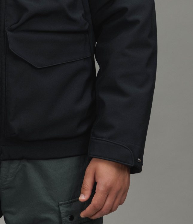 Чоловіча куртка C.P. COMPANY SHELL-R LONG JACKET CMOW004A 006097A COL:999, колір чорний | Ціна 32499 грн, фото 4