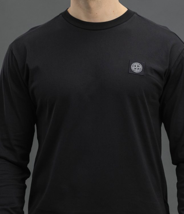 Чоловічий лонгслів STONE ISLAND 152100031-S0013 V0029, колір чорний | Ціна 10499 грн, фото 3