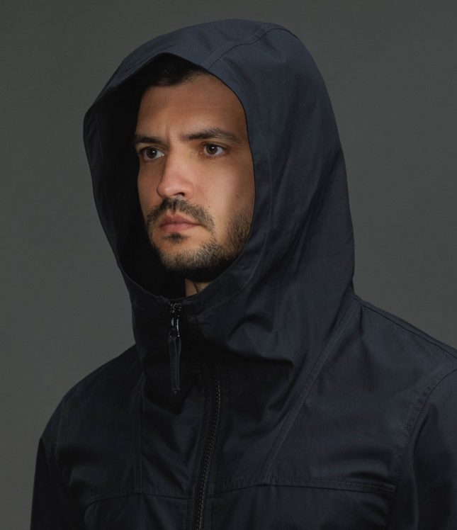 Чоловіча куртка STONE ISLAND ALL-WEATHER COTTON CANVAS S.I. GHOST 154100037-S0F01 V0029, колір чорний | Ціна 62999 грн, фото 3
