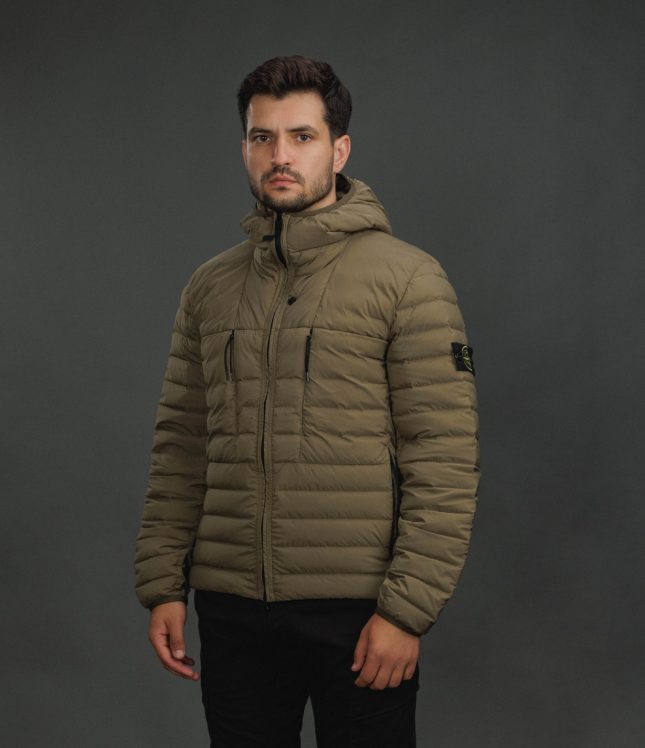 Чоловіча куртка STONE ISLAND SEAMLESS TUNNEL NYLON DOWN-TC 154100107-S0183 V005G, колір зелений | Ціна 47999 грн, фото 1