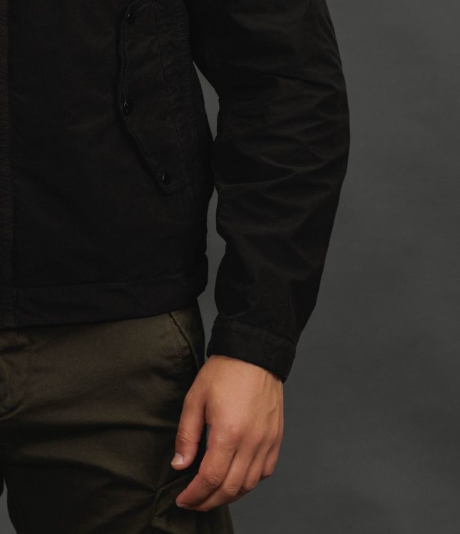 Чоловіча куртка STONE ISLAND DAVID LIGHT-TC S.I. GHOST 154100036-S0F33 V0029, колір чорний | Ціна 53499 грн, фото 6
