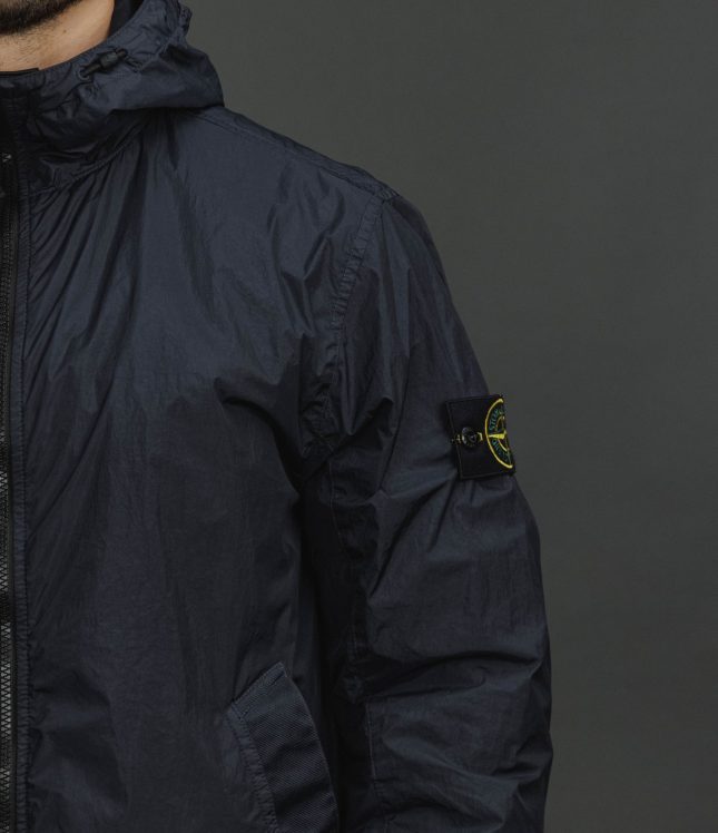 Чоловіча куртка STONE ISLAND GARMENT DYED CRINKLE REPS NY 154100001-S0A23 V0020, колір синій | Ціна 35999 грн, фото 5
