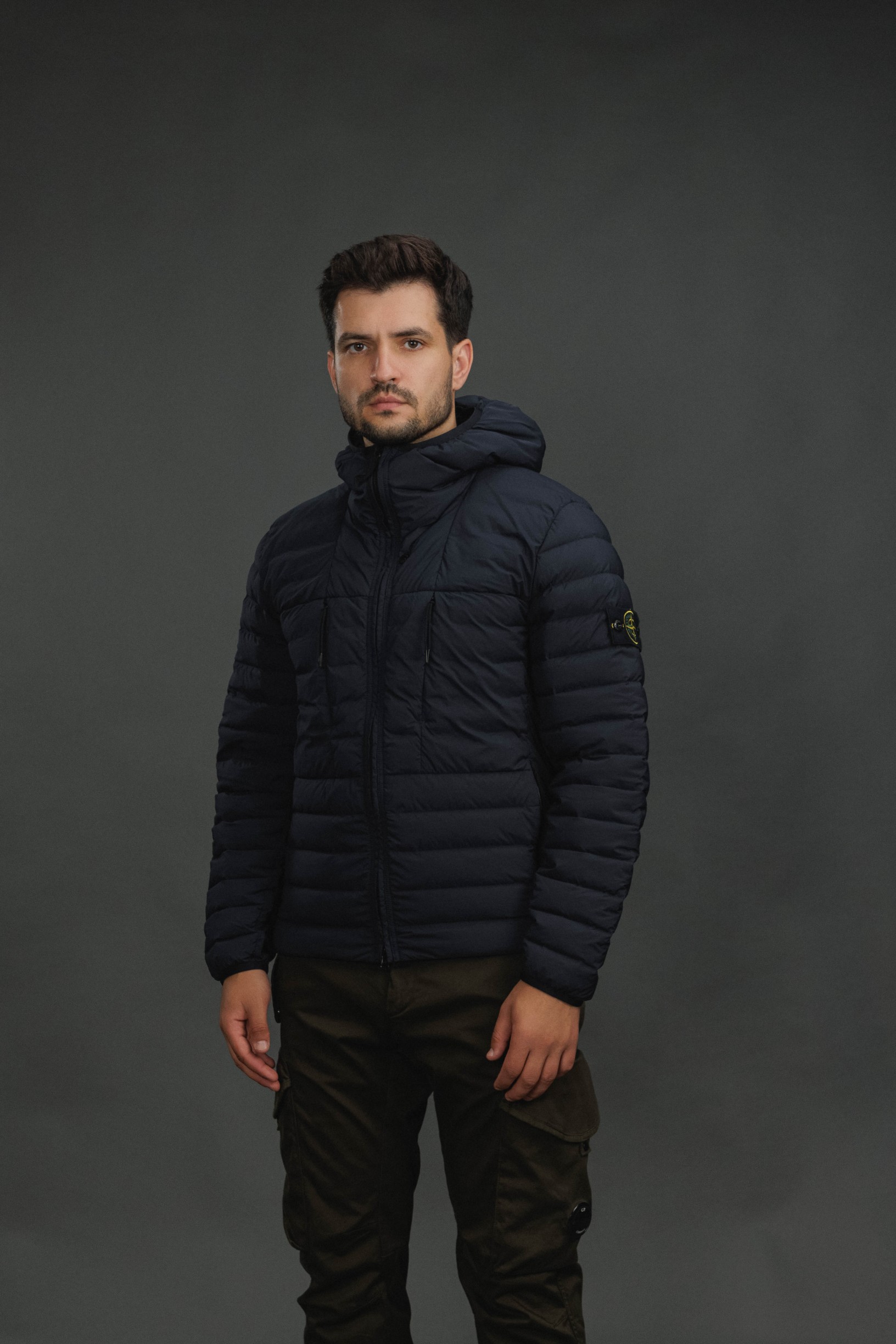 Чоловіча куртка STONE ISLAND SEAMLESS TUNNEL NYLON DOWN-TC 154100107-S0183 V0020, колір синій