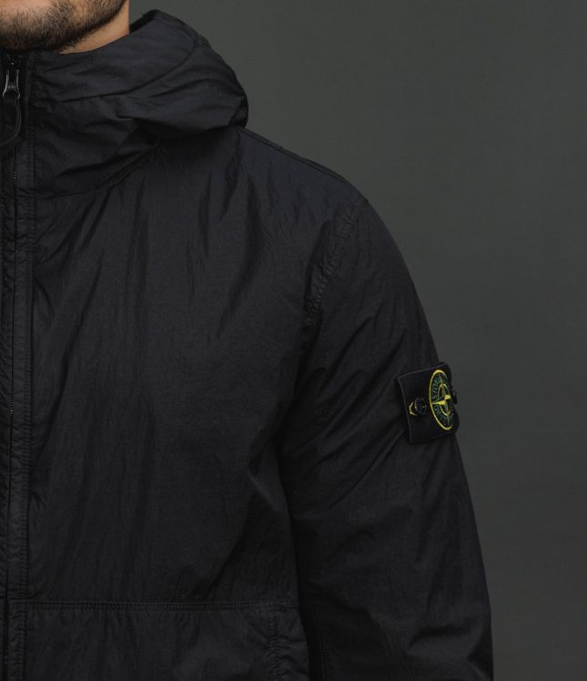 Чоловіча куртка STONE ISLAND GARMENT DYED CRINKLE REPS NY 154100110-S0A23 V0029, колір чорний | Ціна 47999 грн, фото 5