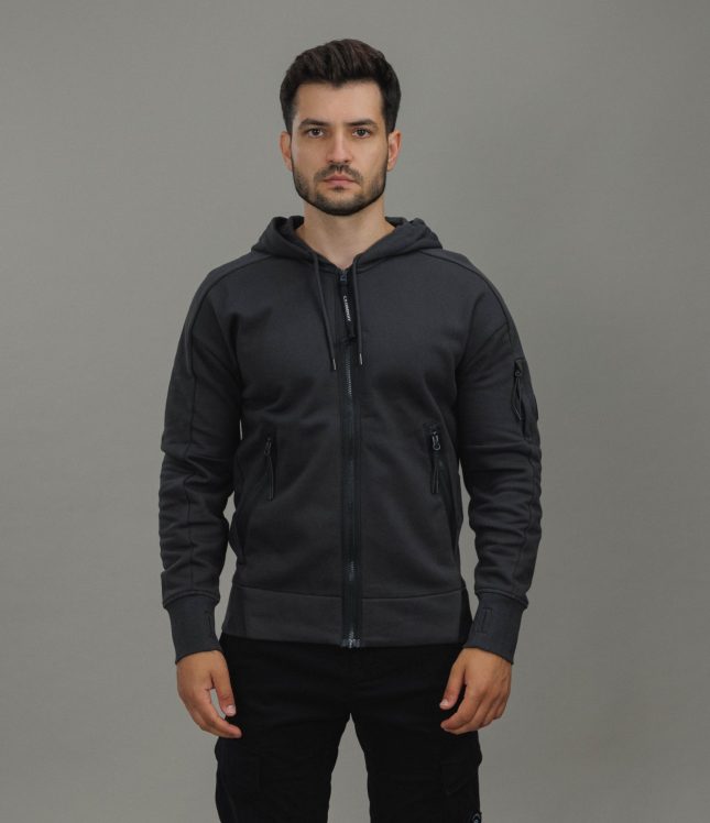 Чоловіче худі C.P. COMPANY CMSS716A 005086W COL:985, колір сірий | Ціна 13999 грн, фото 2