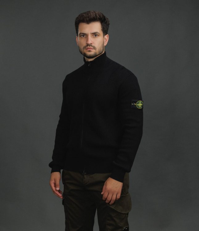 Чоловічий светр STONE ISLAND 155100126-S00D8 V0029, колір чорний | Ціна 25999 грн, фото 1
