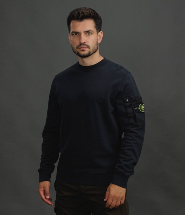 Чоловічий світшот STONE ISLAND 156100019-S0410 V0020, колір синій | Ціна 19999 грн, фото 1