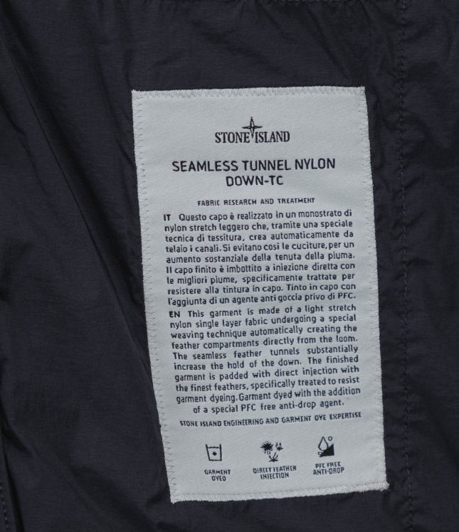 Чоловіча куртка STONE ISLAND SEAMLESS TUNNEL NYLON DOWN-TC 154100107-S0183 V0020, колір синій | Ціна 40799 грн, фото 8
