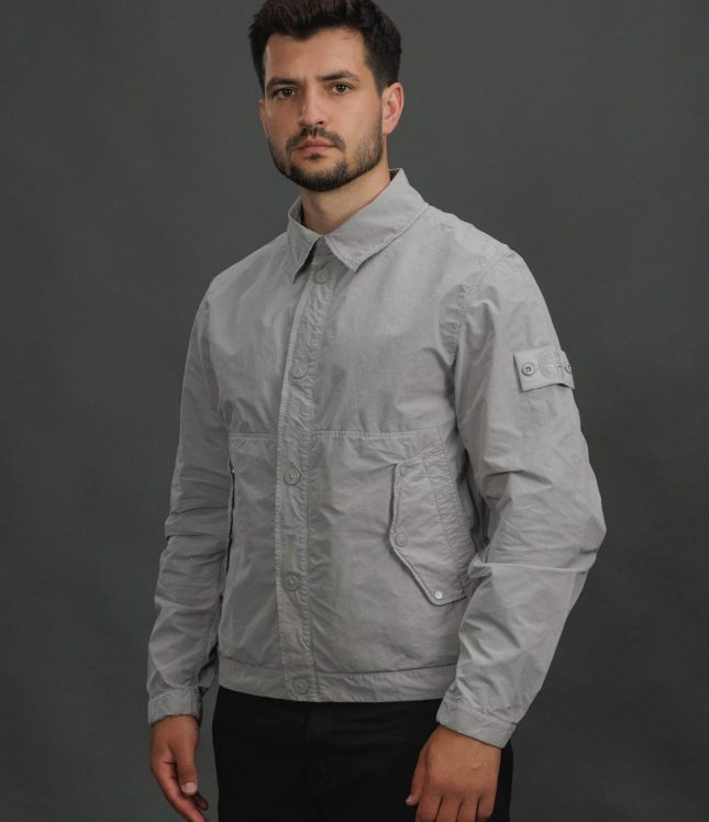 Чоловіча куртка STONE ISLAND DAVID LIGHT-TC S.I. GHOST 154100036-S0F33 V0064, колір сірий | Ціна 53499 грн, фото 1
