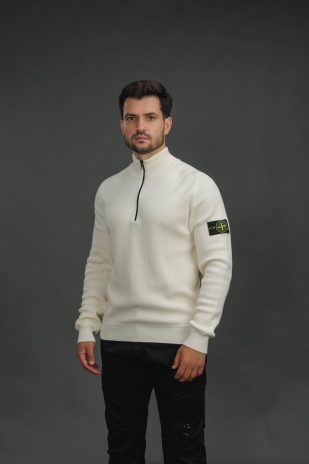 Чоловічий светр STONE ISLAND 155100124-S00D8 V0093, колір бежевий