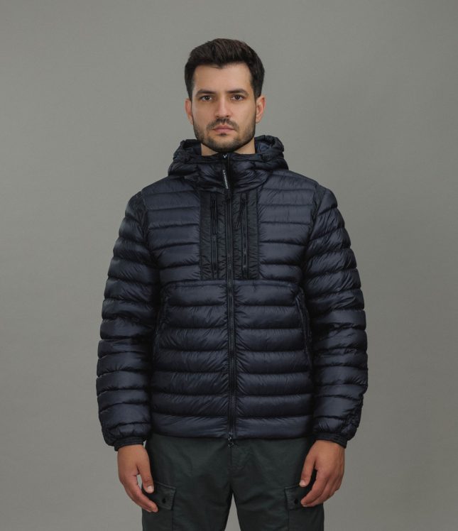 Чоловіча куртка C.P. COMPANY D.D. SHELL GOGGLE JACKET CMOW021A 110416A COL:888, колір синій | Ціна 32499 грн, фото 2