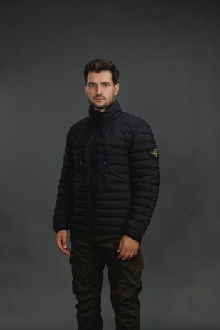 Чоловіча куртка STONE ISLAND SEAMLESS TUNNEL NYLON DOWN-TC 154100106-S0183 V0029, колір чорний