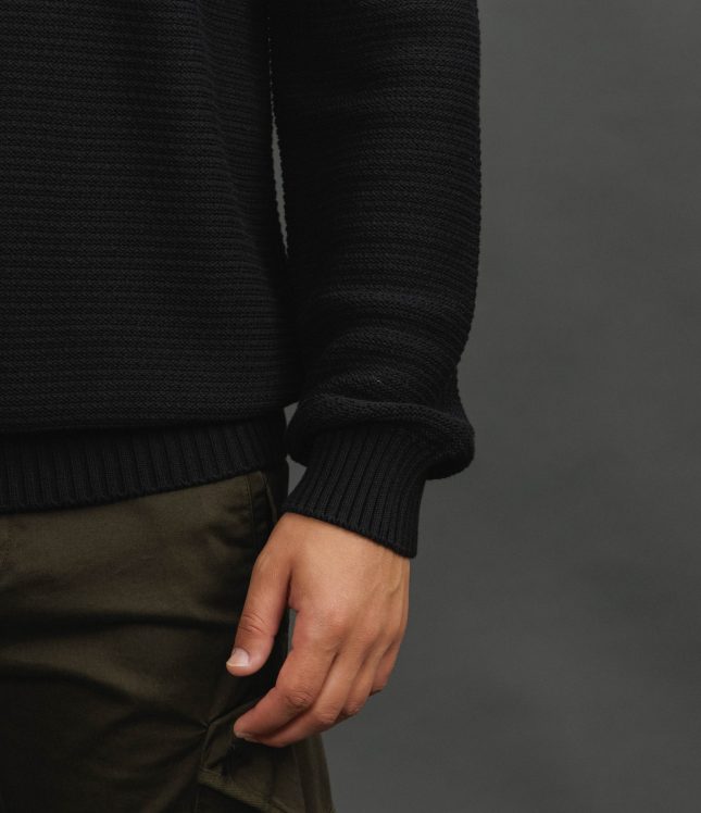 Чоловічий светр STONE ISLAND 155100032-S00FA V0029, колір чорний | Ціна 30999 грн, фото 5