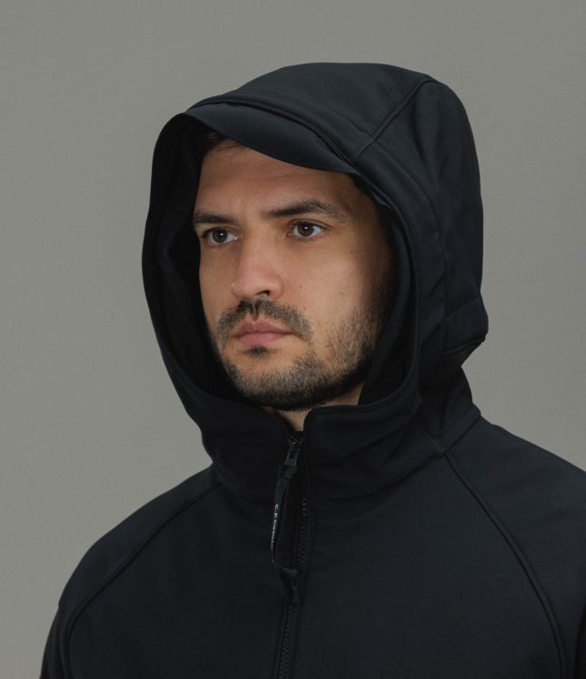 Чоловіча куртка C.P. COMPANY SHELL-R LONG JACKET CMOW004A 006097A COL:999, колір чорний | Ціна 32499 грн, фото 5