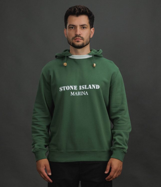 Чоловіче худі STONE ISLAND 156100054-S0X31 V005l, колір зелений | Ціна 23999 грн, фото 2