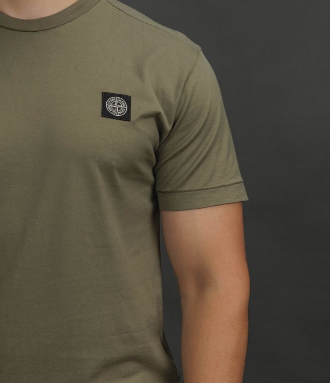 Чоловіча футболка STONE ISLAND 152100027-S0013 V005G, колір зелений | Ціна 9499 грн, фото 4