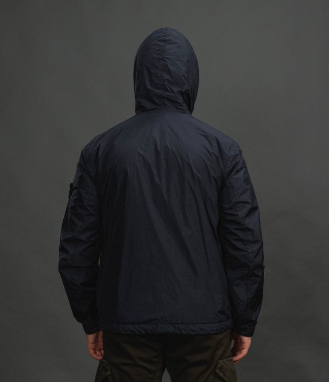 Чоловіча куртка STONE ISLAND GARMENT DYED CRINKLE REPS NY 154100001-S0A23 V0020, колір синій | Ціна 35999 грн, фото 7