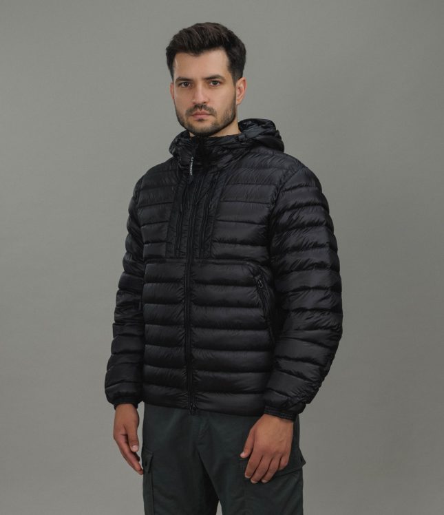 Чоловіча куртка C.P. COMPANY D.D. SHELL GOGGLE JACKET CMOW021A 110416A COL:999, колір чорний | Ціна 32499 грн, фото 1