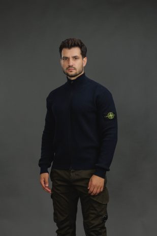 Чоловічий светр STONE ISLAND 155100126-S00D8 V0020, колір синій