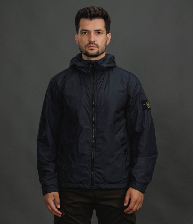 Чоловіча куртка STONE ISLAND GARMENT DYED CRINKLE REPS NY 154100001-S0A23 V0020, колір синій | Ціна 35999 грн, фото 2