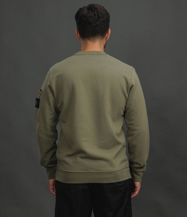 Чоловічий світшот STONE ISLAND 156100019-S0410 V005G, колір зелений | Ціна 19999 грн, фото 6