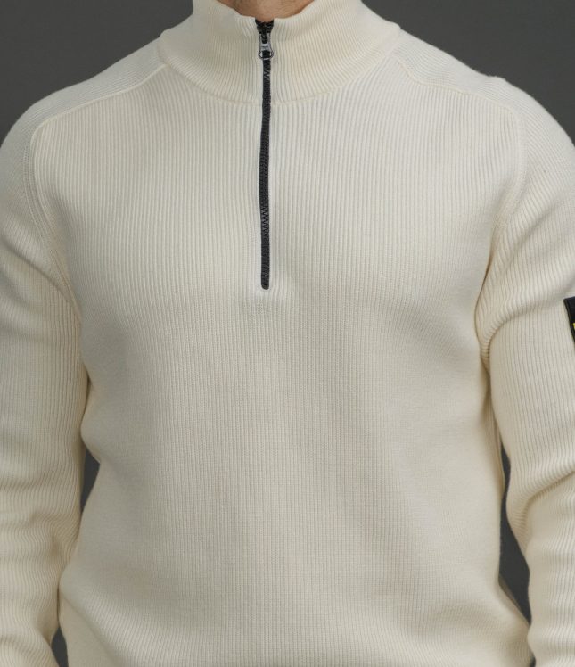 Чоловічий светр STONE ISLAND 155100124-S00D8 V0093, колір бежевий | Ціна 23999 грн, фото 3