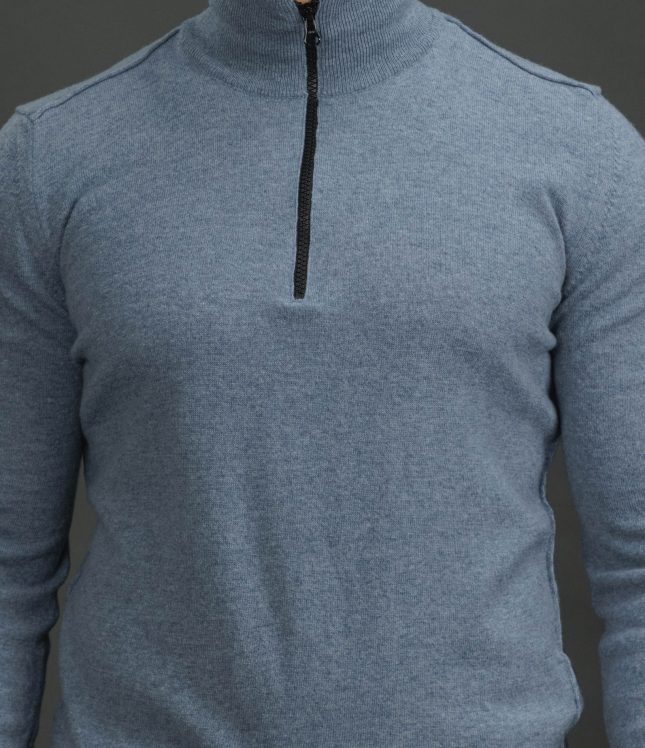 Чоловічий светр STONE ISLAND 155100012-S00B4 V0024, колір блакитний | Ціна 22999 грн, фото 3