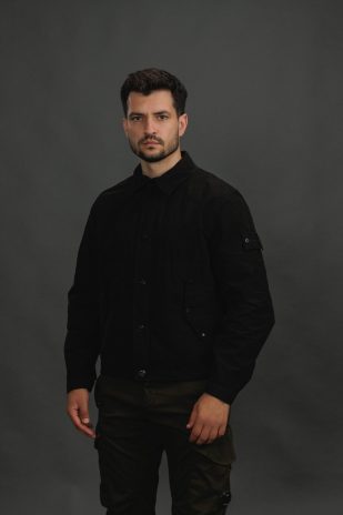 Чоловіча куртка STONE ISLAND DAVID LIGHT-TC S.I. GHOST 154100036-S0F33 V0029, колір чорний