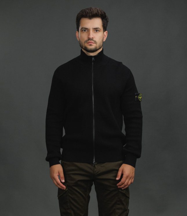 Чоловічий светр STONE ISLAND 155100126-S00D8 V0029, колір чорний | Ціна 25999 грн, фото 2