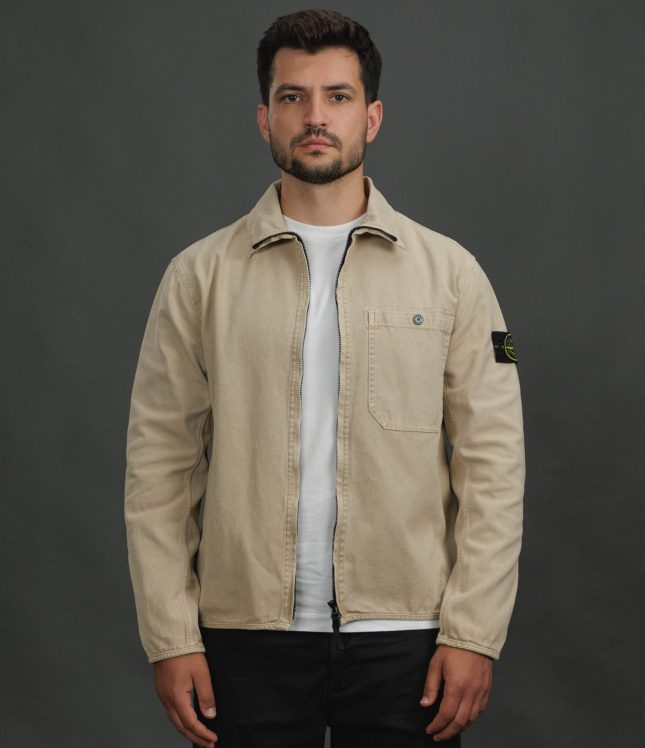 Чоловічий оверширт STONE ISLAND 151200014-S0184 V019A, колір бежевий | Ціна 26499 грн, фото 3