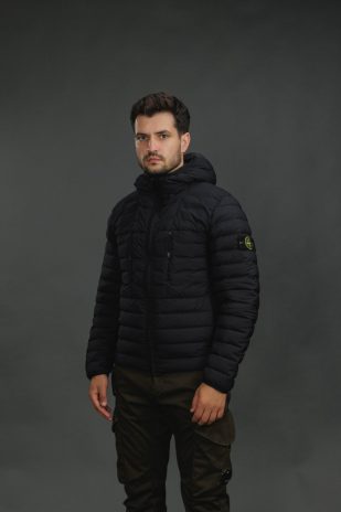 Чоловіча куртка STONE ISLAND SEAMLESS TUNNEL NYLON DOWN-TC 154100107-S0183 V0029, колір чорний