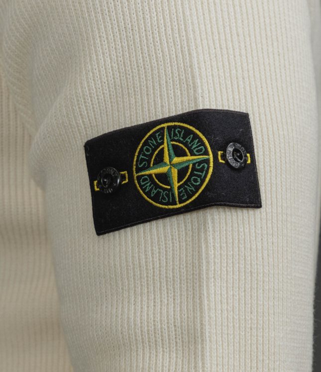 Чоловічий светр STONE ISLAND 155100124-S00D8 V0093, колір бежевий | Ціна 23999 грн, фото 7