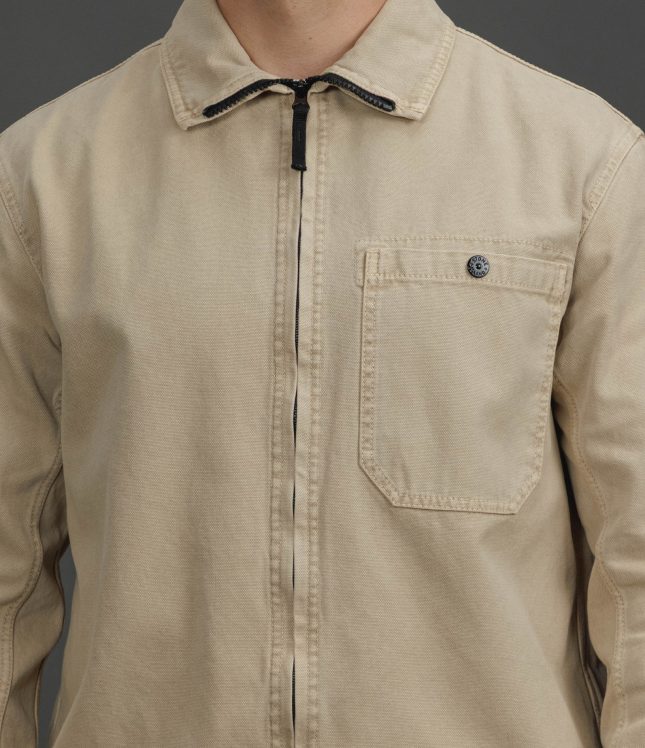 Чоловічий оверширт STONE ISLAND 151200014-S0184 V019A, колір бежевий | Ціна 26499 грн, фото 4