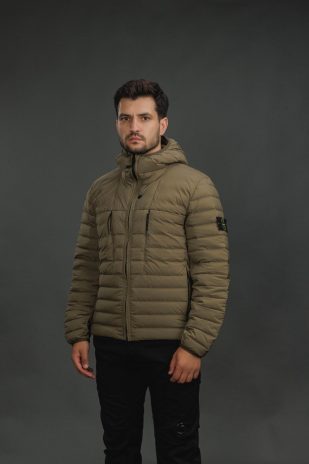 Чоловіча куртка STONE ISLAND SEAMLESS TUNNEL NYLON DOWN-TC 154100107-S0183 V005G, колір зелений