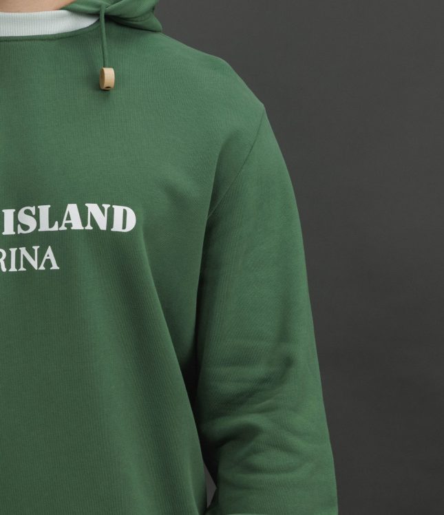 Чоловіче худі STONE ISLAND 156100054-S0X31 V005l, колір зелений | Ціна 23999 грн, фото 5
