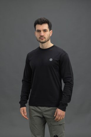 Чоловічий лонгслів STONE ISLAND 152100031-S0013 V0029, колір чорний