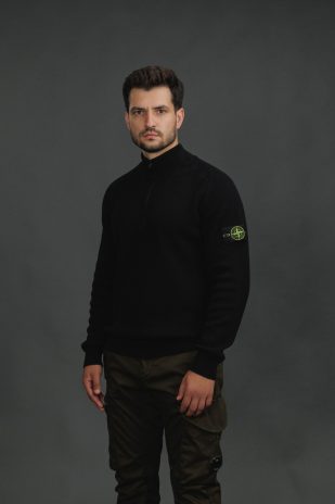 Чоловічий светр STONE ISLAND 155100124-S00D8 V0029, колір чорний