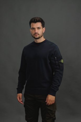 Чоловічий світшот STONE ISLAND 156100019-S0410 V0020, колір синій