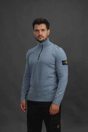 Чоловічий светр STONE ISLAND 155100012-S00B4 V0024, колір блакитний
