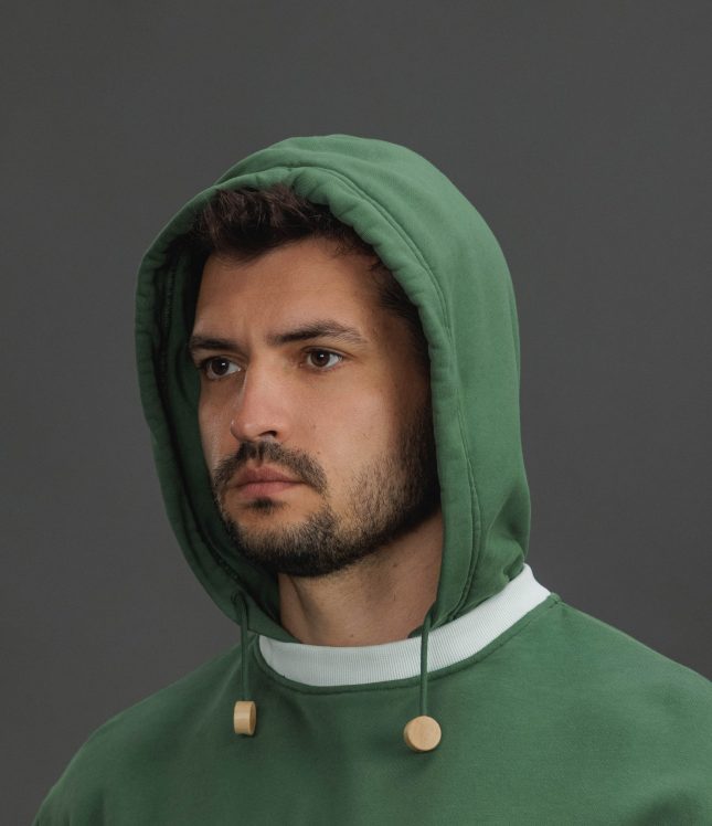 Чоловіче худі STONE ISLAND 156100054-S0X31 V005l, колір зелений | Ціна 23999 грн, фото 3